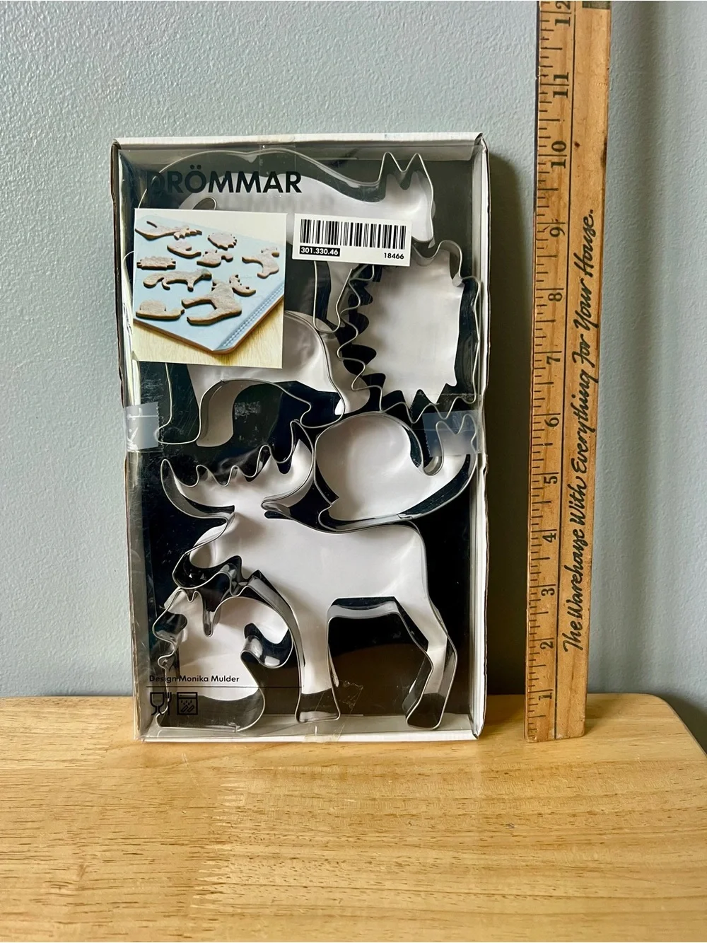 IKEA DROMMAR Woodland Cookie Cutter Set - Stainless Steel Style # 301.330.46